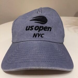 US Open NYC Embroidered Baseball Cap Blue American Needle Adjustable Snapback